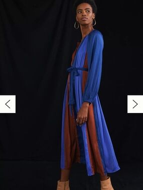 Maeve by Anthropologie Colorblocked Midi Dress Size Medium